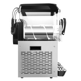 VEVOR Commercial Slushy Machine, 12Lx3 Triple Tank Frozen Drink Machine, 144 Cups Stainless Steel Margarita Smoothie Frozen Drink Maker