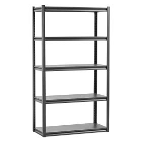 VEVOR Storage Shelves, 2000 lbs, 5 Tier Garage Storage Shelving, 18" D x 40" W x 72" H Adjustable Metal Shelves for Garage Shelves Utility Rack S